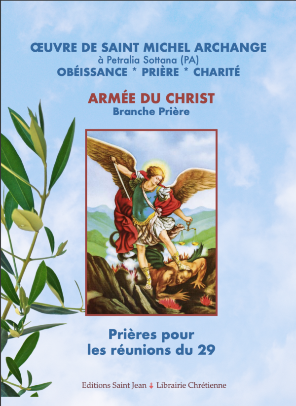 Le livret officiel des groupes de prières Saint Michel