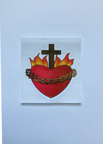 Sticker sacré cœur 2